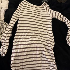 Ladies stripe bundle size med